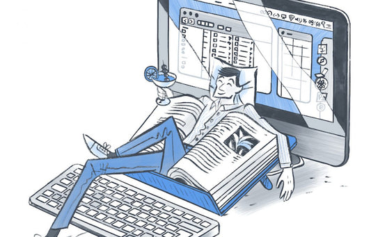 Dokumente und Tastatur – Arbeitserleichterung durch stimmige Position