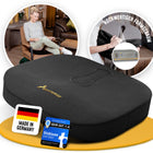SANTERGO Orthopädisches Sitzkissen – Steißbein- & Rückenentlastung, Premium-Formschaum, 3 Härtegrade