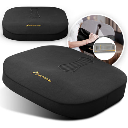 Orthopädisches Sitzkissen - PATENTIERT & FORMSTABIL | SANTERGO
