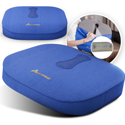 Orthopädisches Sitzkissen - PATENTIERT & FORMSTABIL | SANTERGO