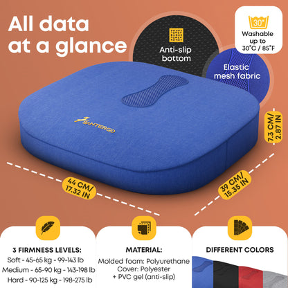 Orthopädisches Sitzkissen - PATENTIERT & FORMSTABIL | SANTERGO