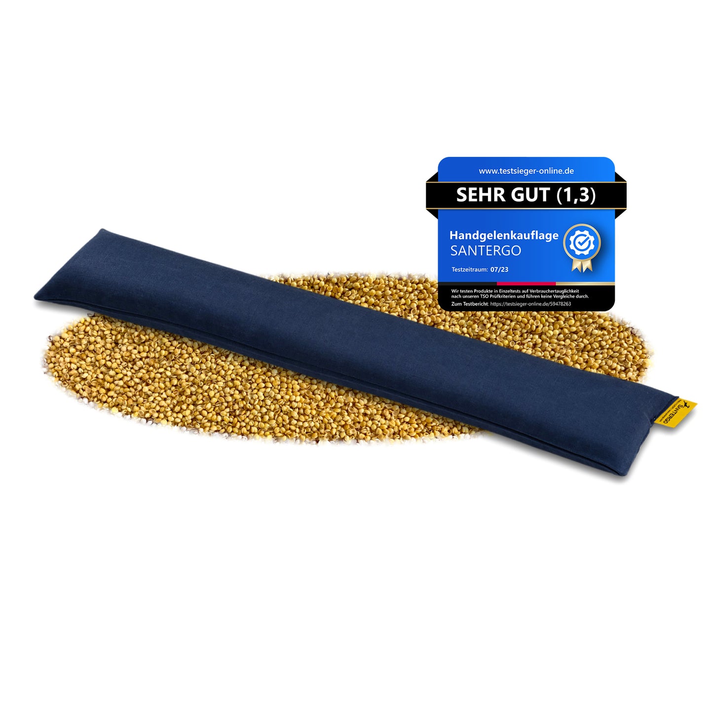 Ergonomische Handgelenkauflage Tastatur (1.0-CLASSIC) - Ökologisch und Bio | SANTERGO