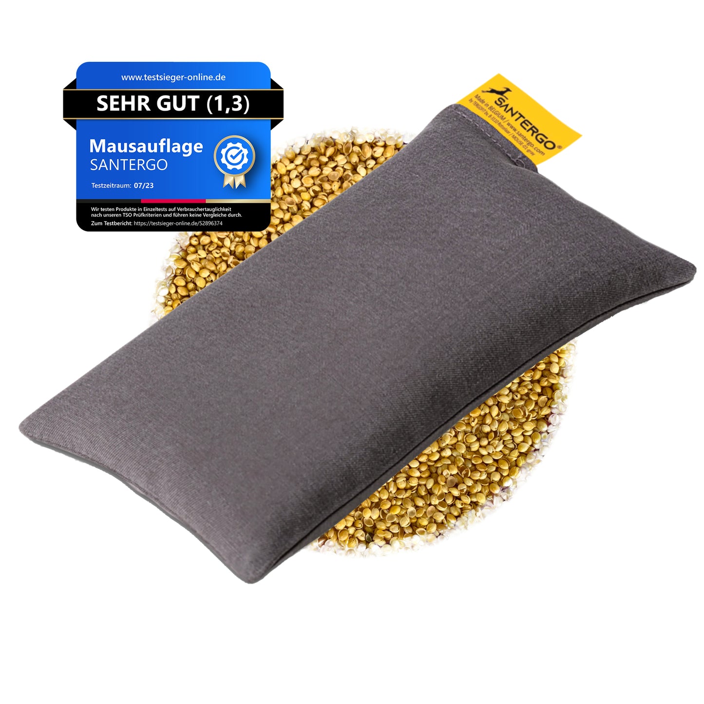 Ergonomische Handgelenkauflage Maus (1.0-CLASSIC) - Ökologisch und Bio | SANTERGO