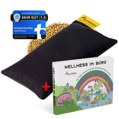 ALL IN: SANTERGO Mauspad (eine Farbe nach Wahl) + Buch