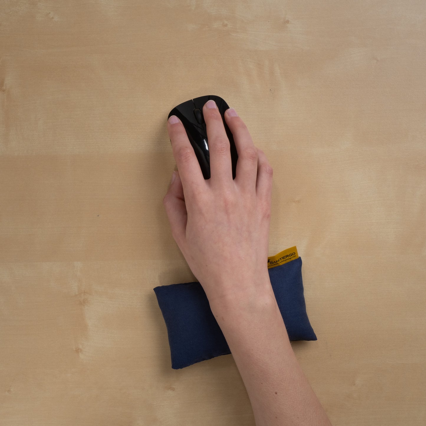 Ergonomische Handgelenkauflage Maus (2.0-CLASSIC) - Ökologisch und Bio | SANTERGO