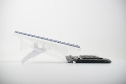 FLEX ERGO HOLDER - Document holder - for wide keyboards, 5-fold height adjustable