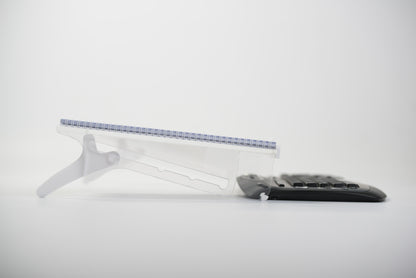 FLEX ERGO HOLDER - Document holder - for wide keyboards, 5-fold height adjustable