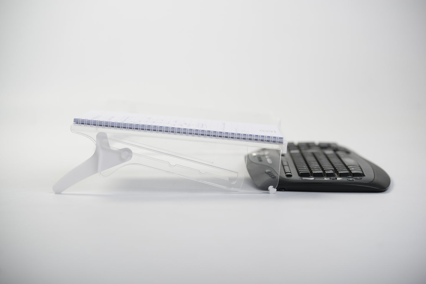 FLEX ERGO HOLDER - Document holder - for wide keyboards, 5-fold height adjustable