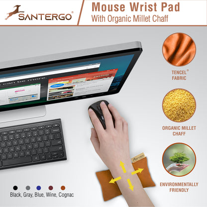 Ergonomische Handgelenkauflage Maus (2.0-CLASSIC) - Ökologisch und Bio | SANTERGO