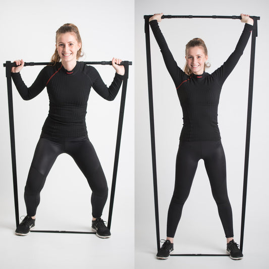 FITNESS ERGO BUDDY - versatile fitness buddy - unique combination of popular fitness equipment packed into a portable fitness