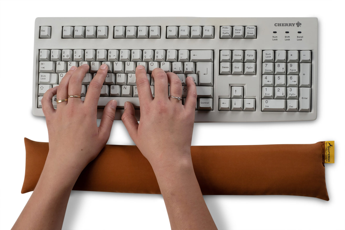 Ergonomische Handgelenkauflage Tastatur (1.0-CLASSIC) - Ökologisch und Bio | SANTERGO